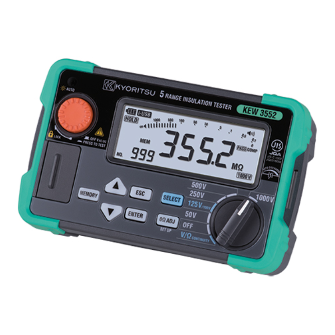 KYORITSU KE 3552BT Digital Insulation / Continuity Testers